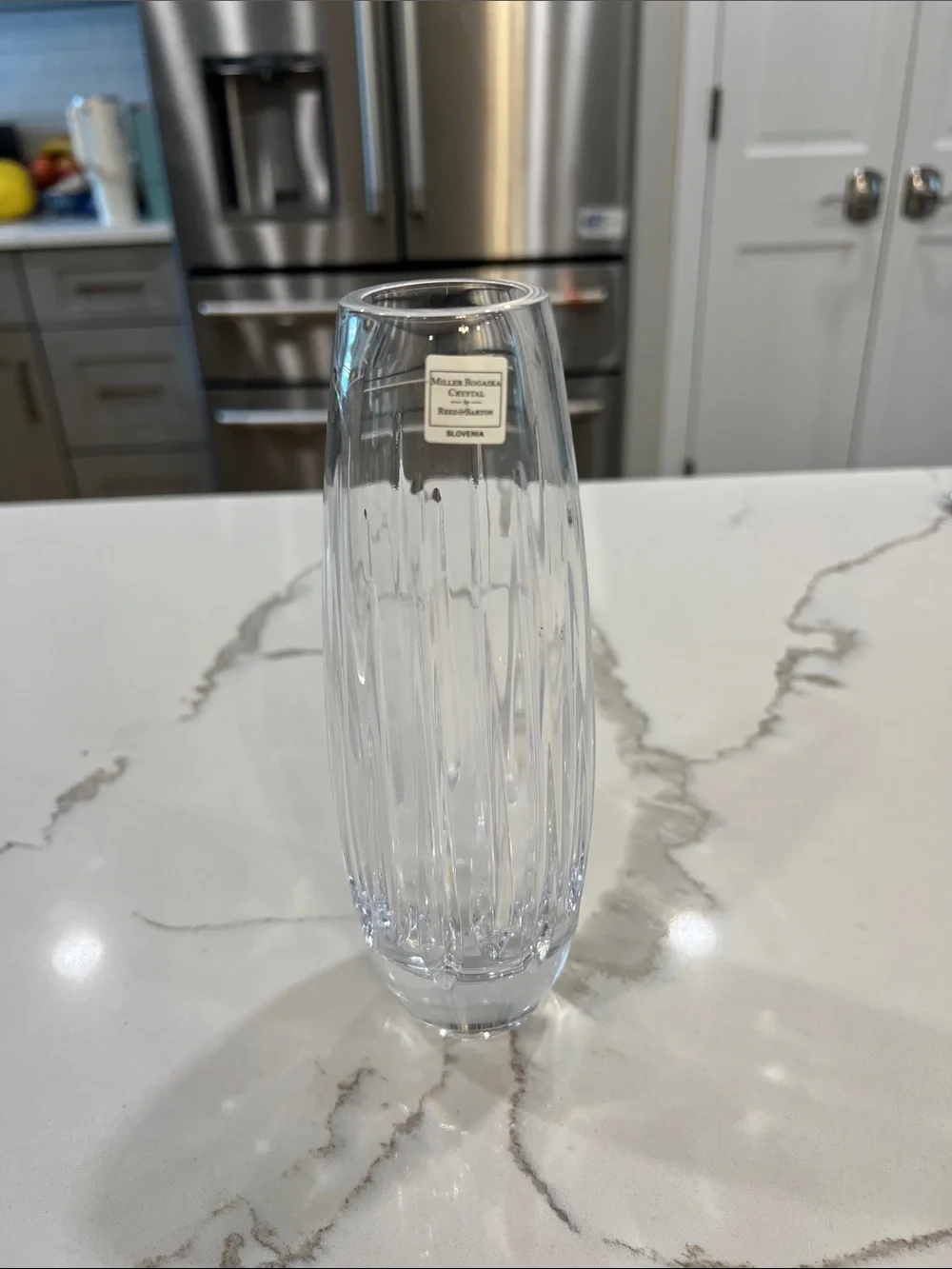 NWT Vintage “stratus”MILLER ROGASKA / Full Lead Crystal / Slovenia
